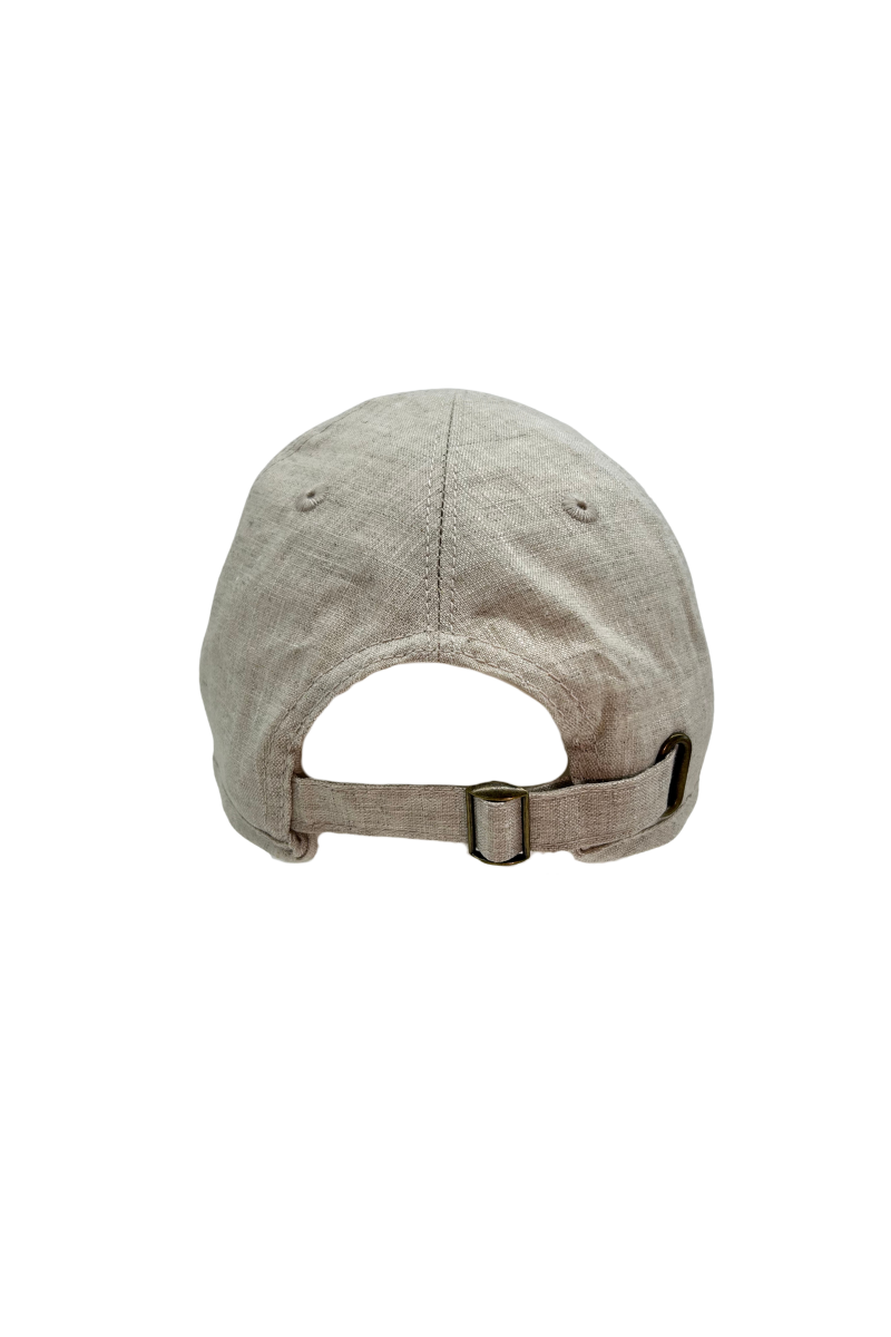 Max Simple Linen Baseball Cap Natural MSKX260000N