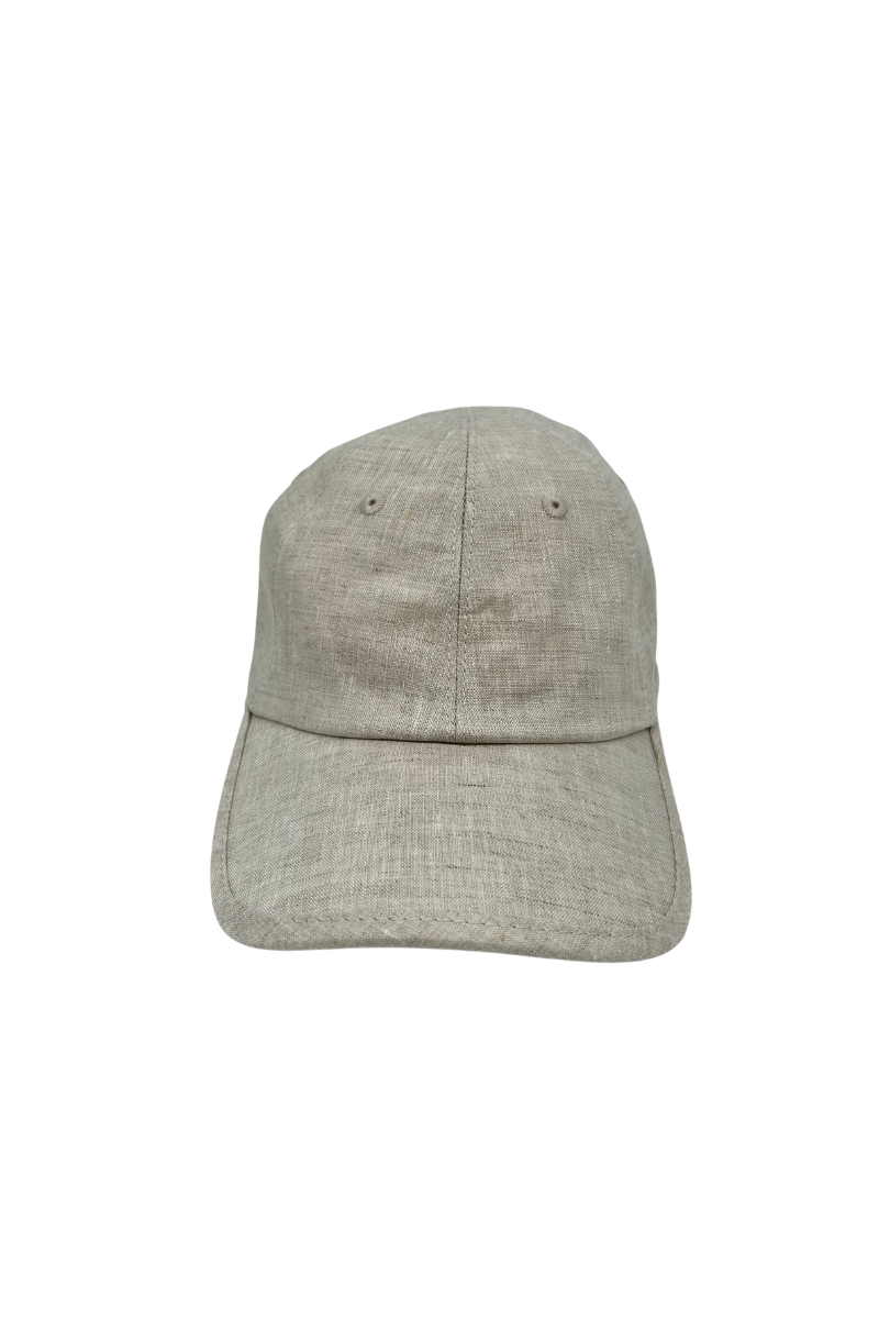 Max Simple Linen Baseball Cap Natural MSKX260000N