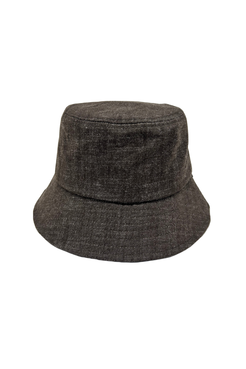 Max Simple Double-Strap Bucket Hat Brown MSKX260003R