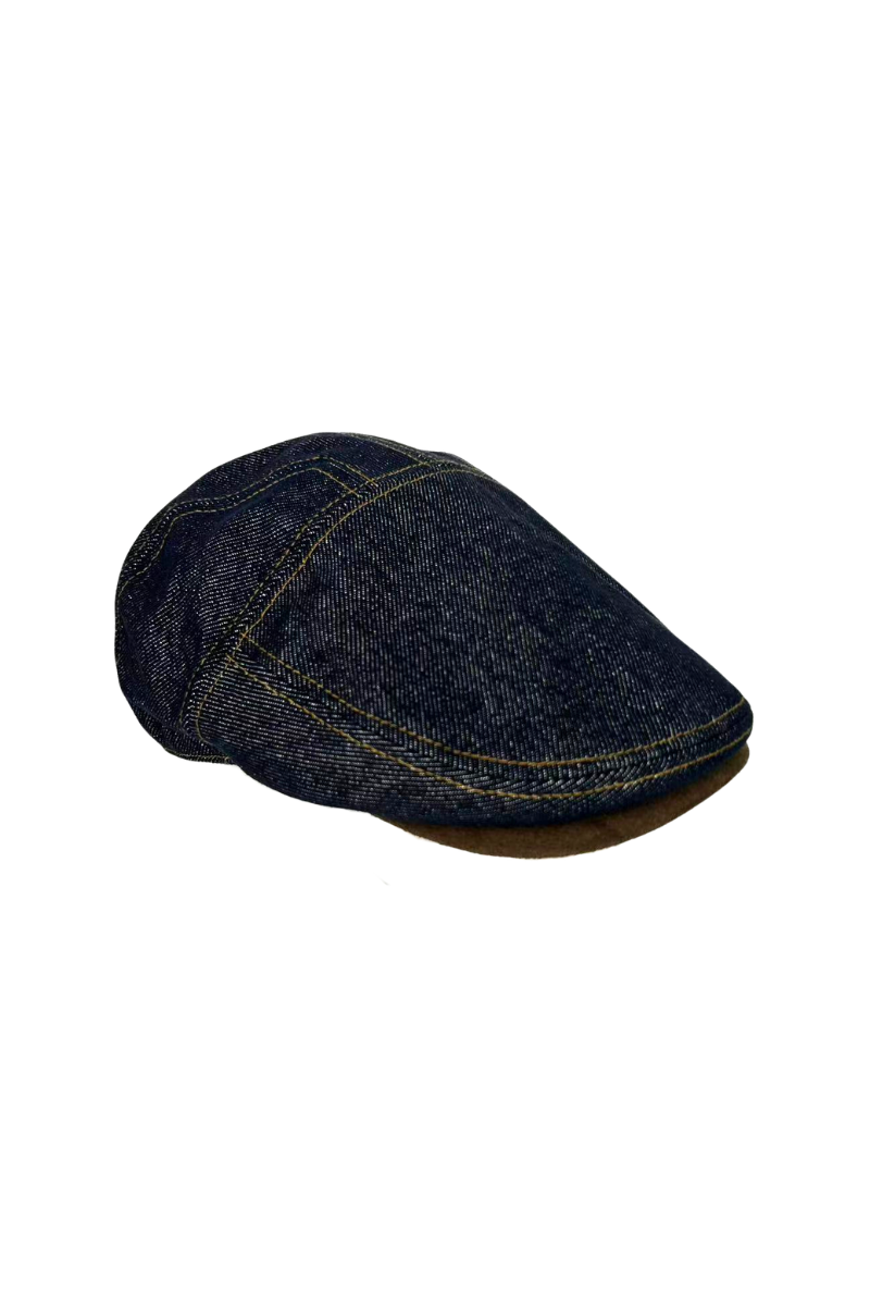 Max Simple Denim Flat Cap Denim Blue MSKX260010D