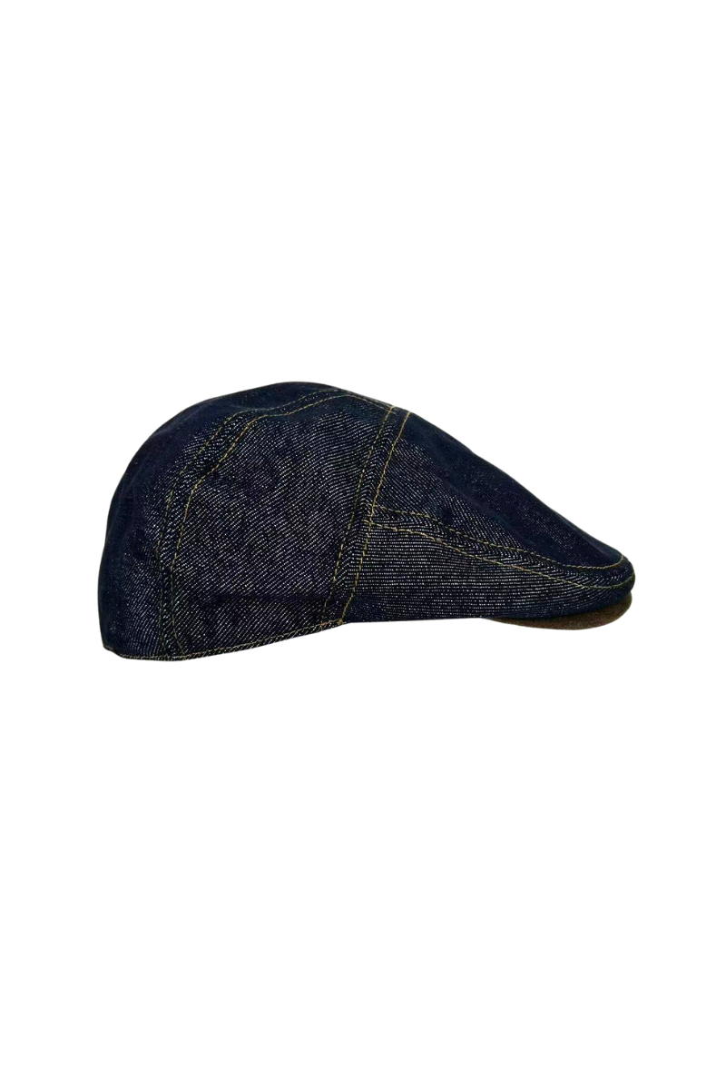 Max Simple Denim Flat Cap Denim Blue MSKX260010D