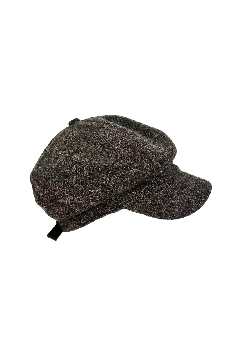Max Simple Wool Newsboy Cap Natural MSKX260014N