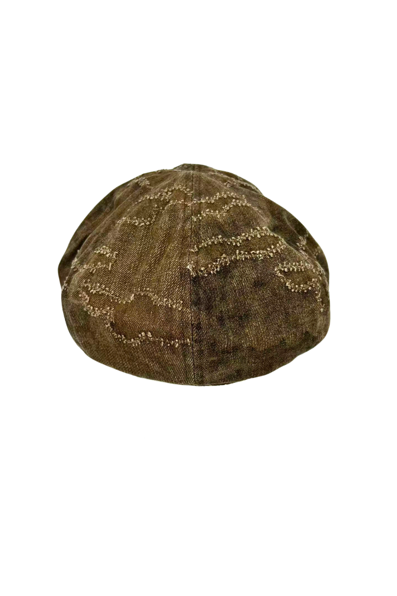 Max Simple Camouflage Newsboy Cap Brown MSKX260015R