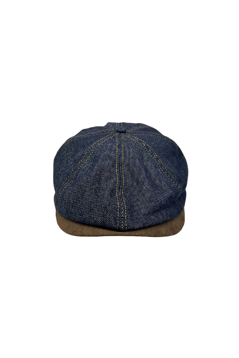 Max Simple Denim Newsboy Cap Denim Blue MSKX260016D