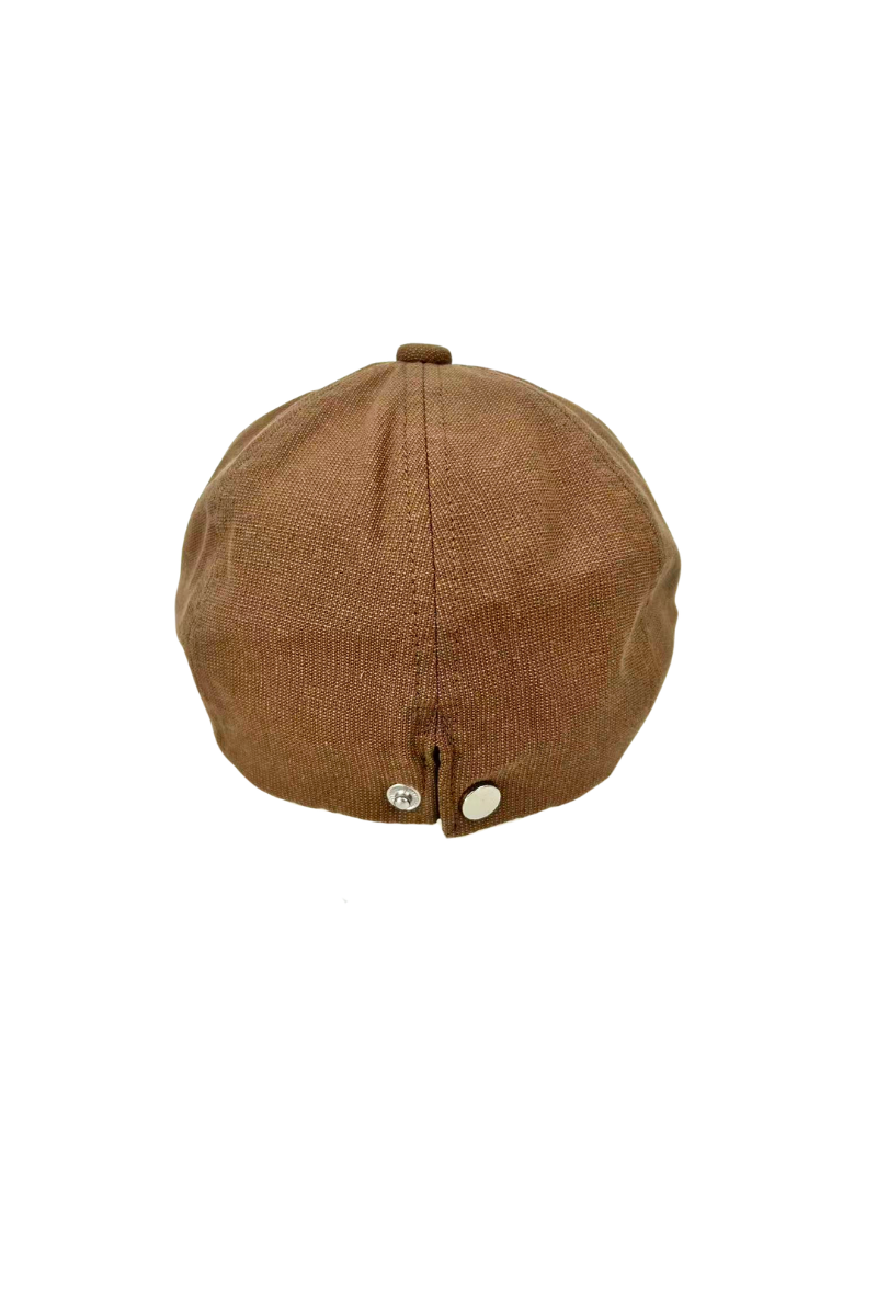 Max Simple Twill Flat Cap Khaki MSKX260046K