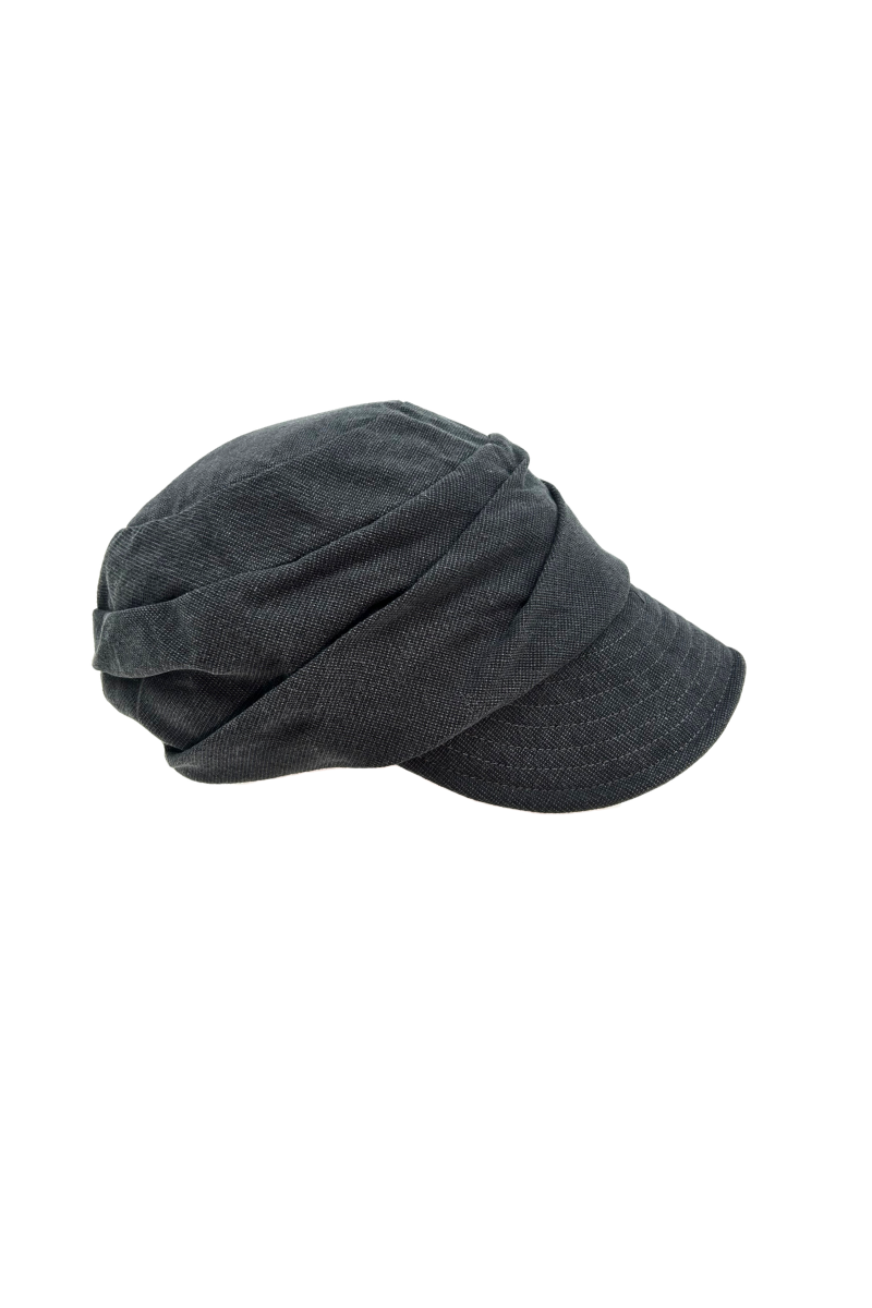 Max Simple Twill Military Cap Charcoal MSKX260047C