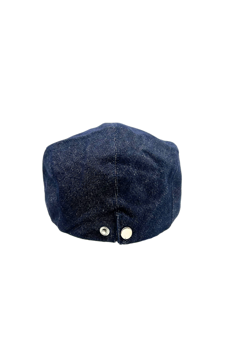 Max Simple Denim Flat Cap Denim Blue MSKX260047D