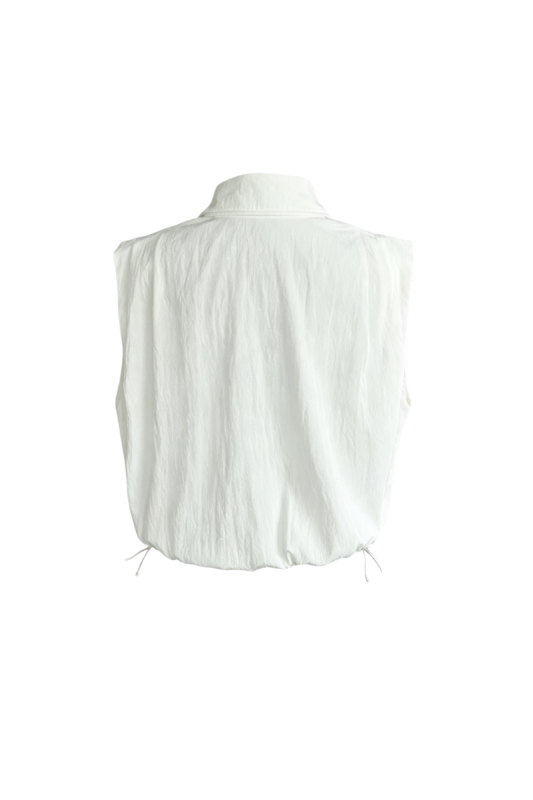 Max Simple Crochet-Lace Shirt White MSXS260005W
