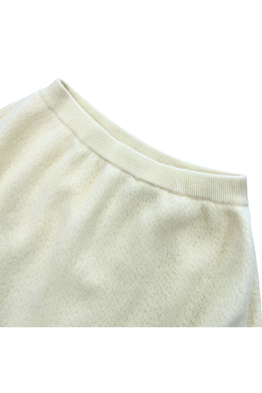 Max Simple Wool Tulip Skirt White MSXZ266127W