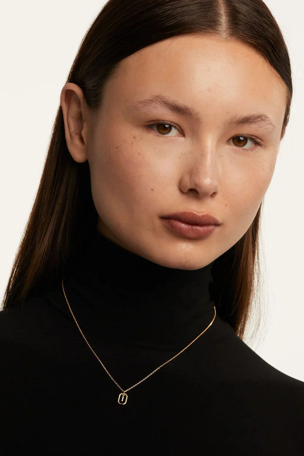 PDPAOLA Mini Letter Necklace
