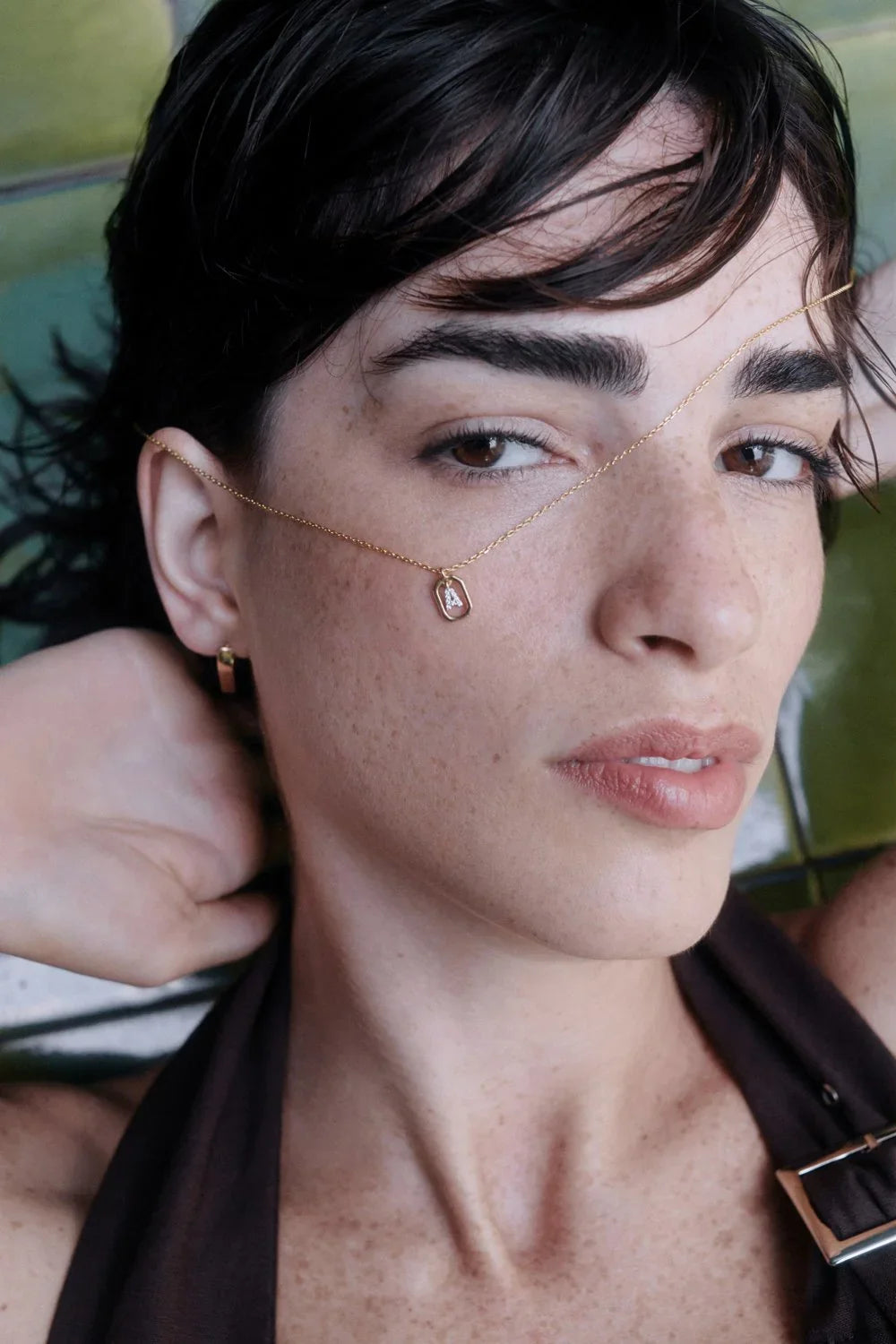 PDPAOLA Mini Letter Necklace