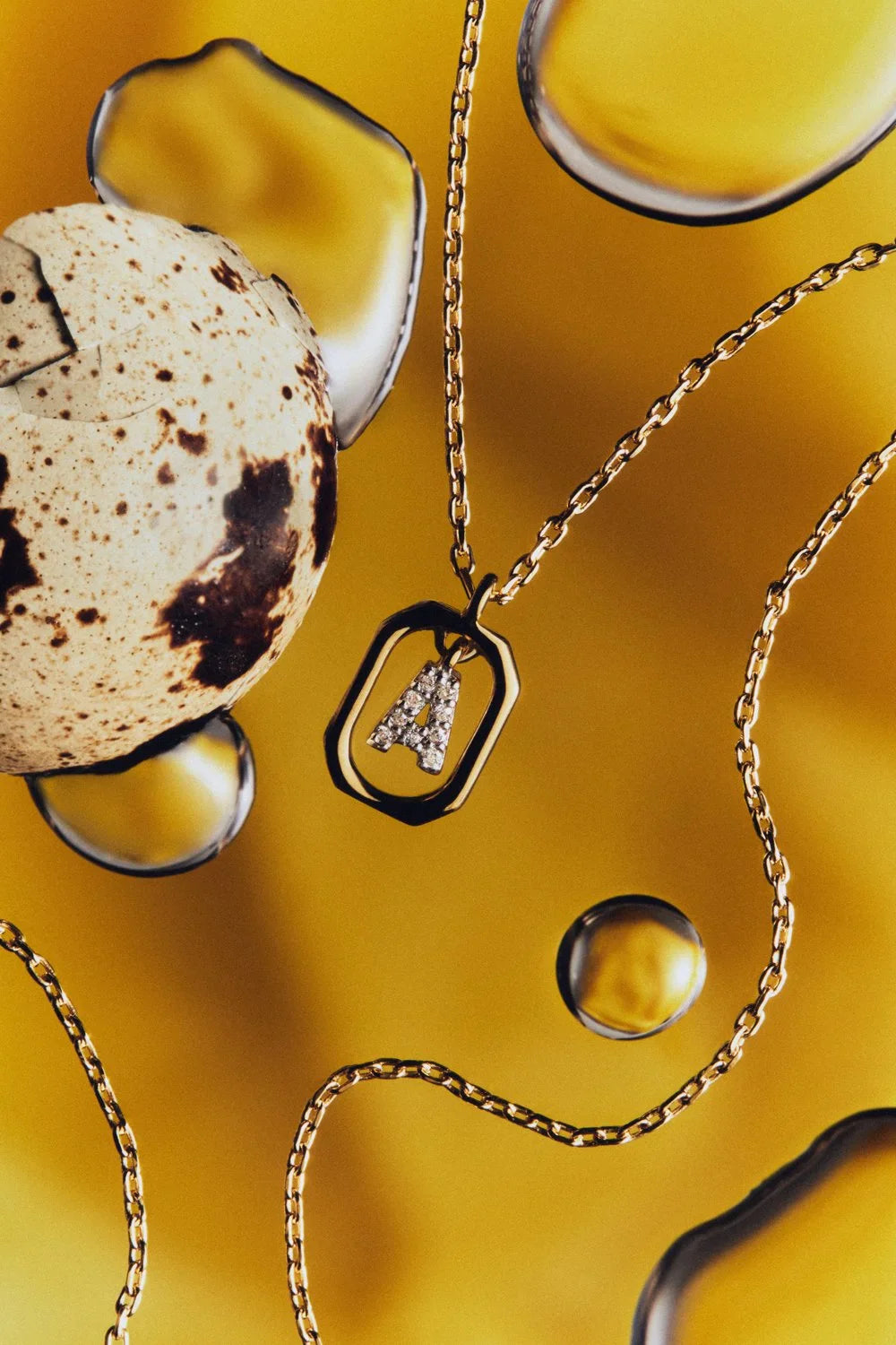 PDPAOLA Mini Letter Necklace