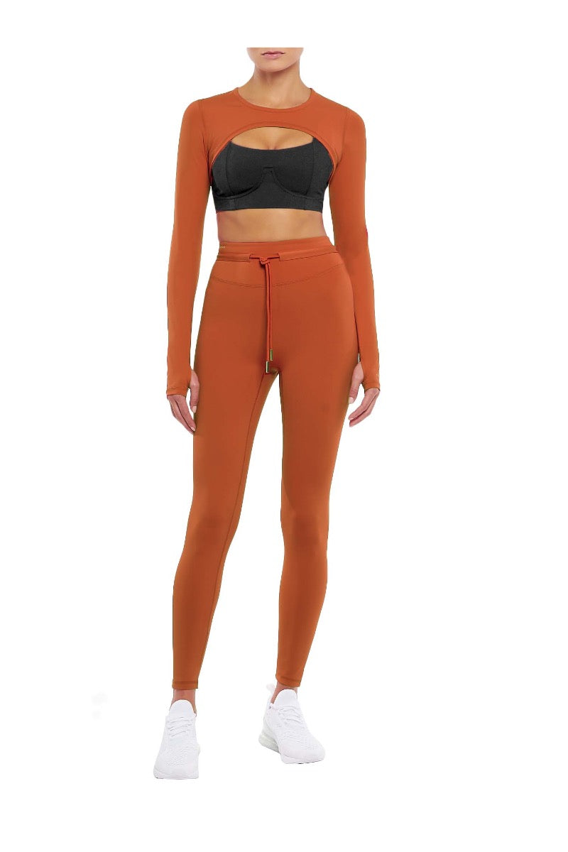 Olivia Long Sleeve Ultra Shrug Top | Sunstone