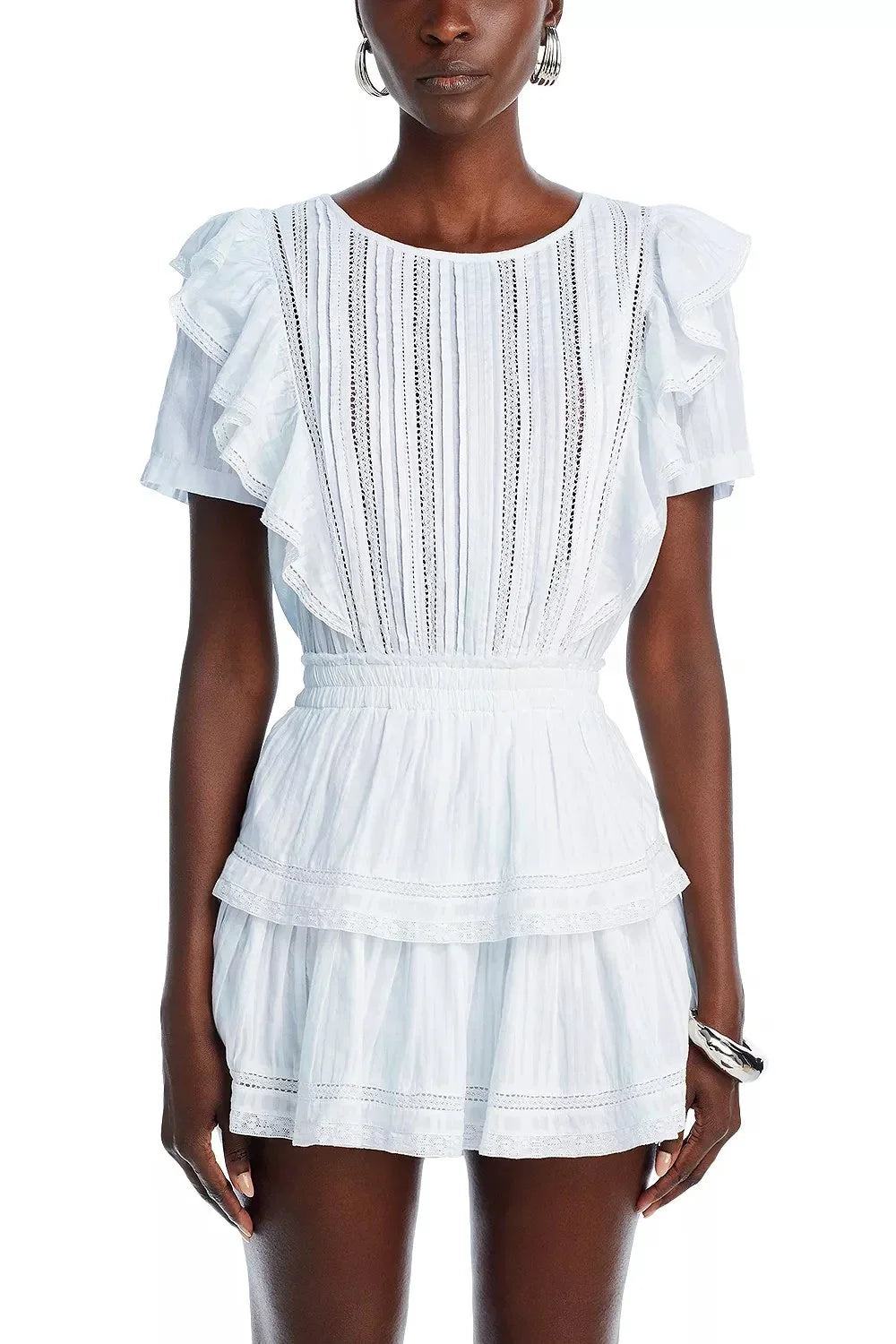 LoveShackFancy Natasha Dress - Horizon Blue Hand Dye