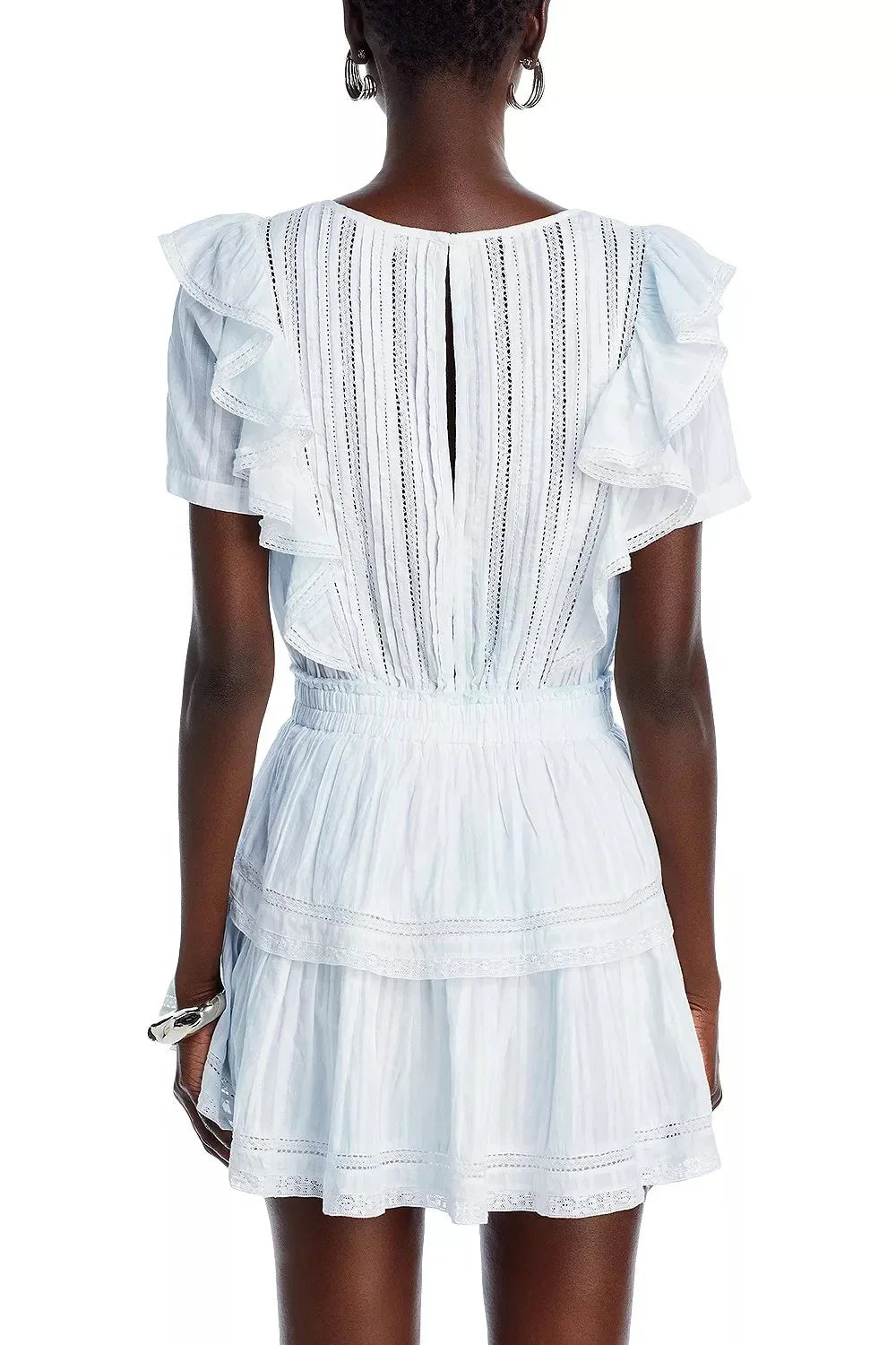 LoveShackFancy Natasha Dress - Horizon Blue Hand Dye