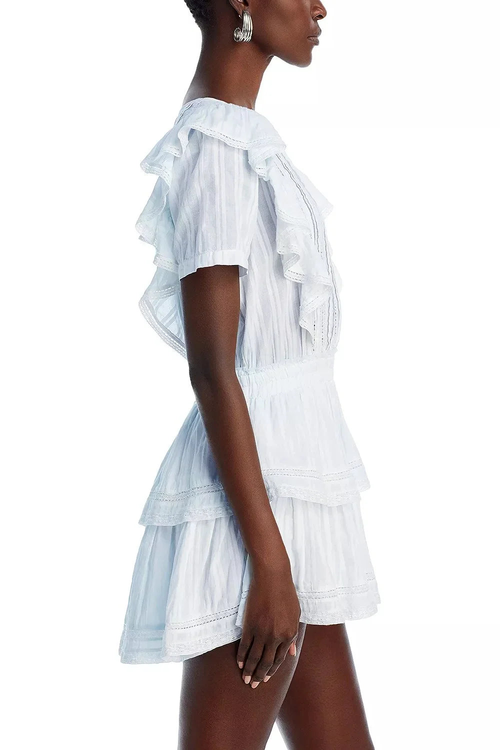 LoveShackFancy Natasha Dress - Horizon Blue Hand Dye