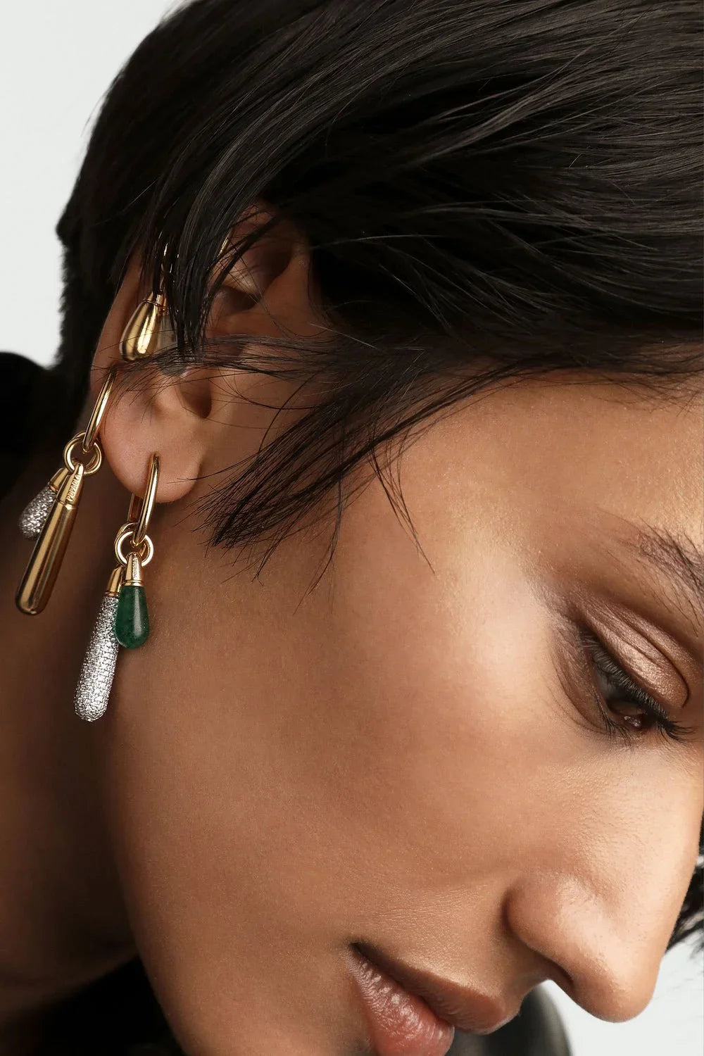 PDPAOLA Pavé Large Drop Pendant