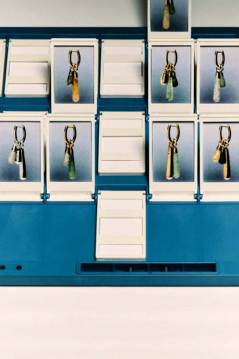 PDPAOLA Yellow Aventurine Large Jupiter Single Hoop