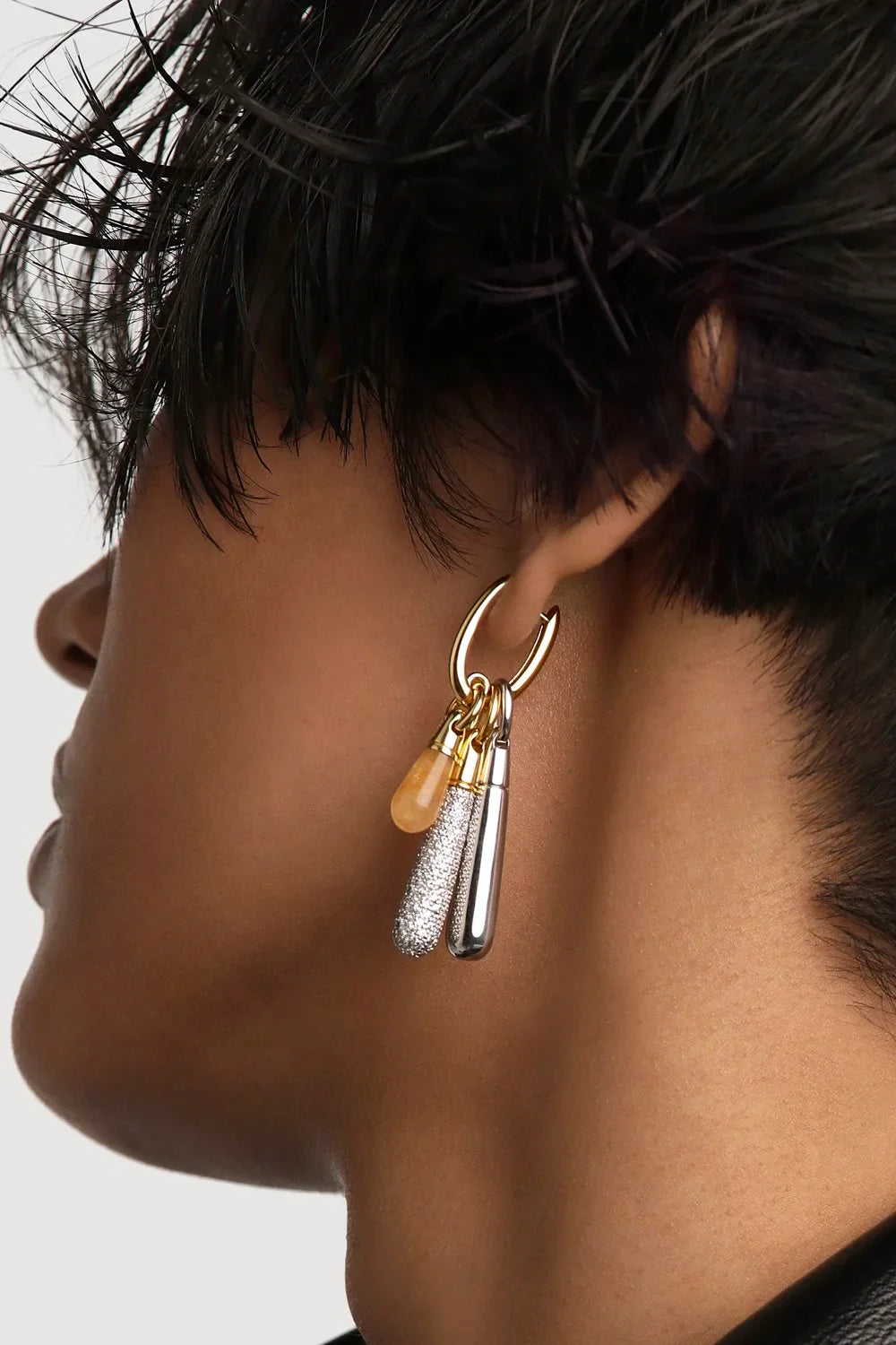 PDPAOLA Pavé Large Drop Pendant