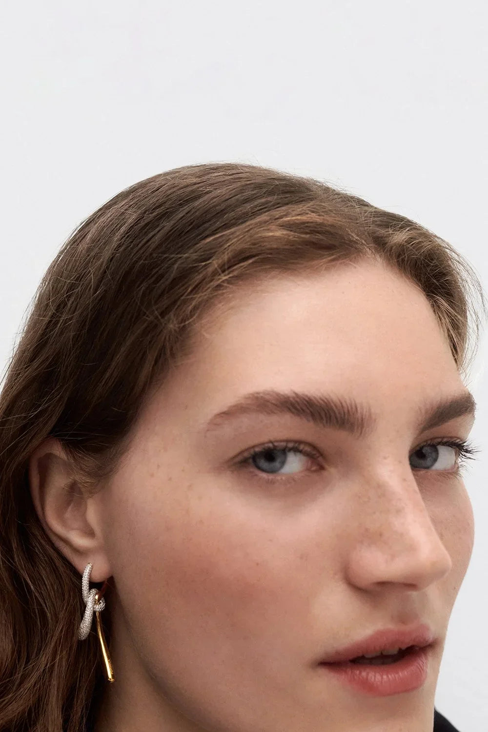 PDPAOLA Pavé Twist Hoops