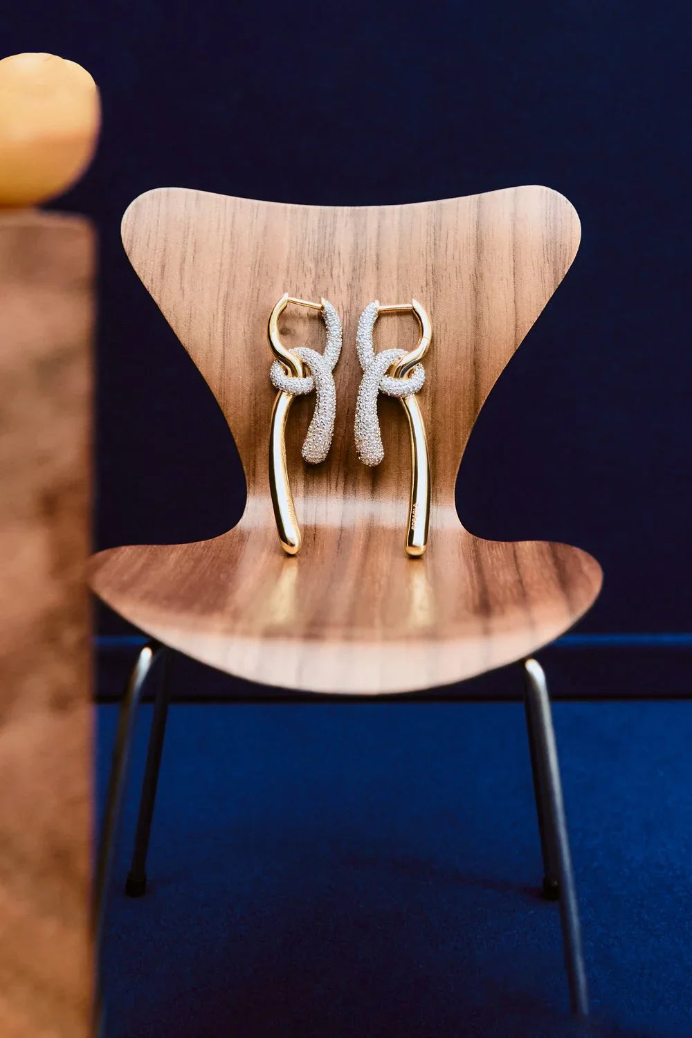 PDPAOLA Pavé Twist Hoops