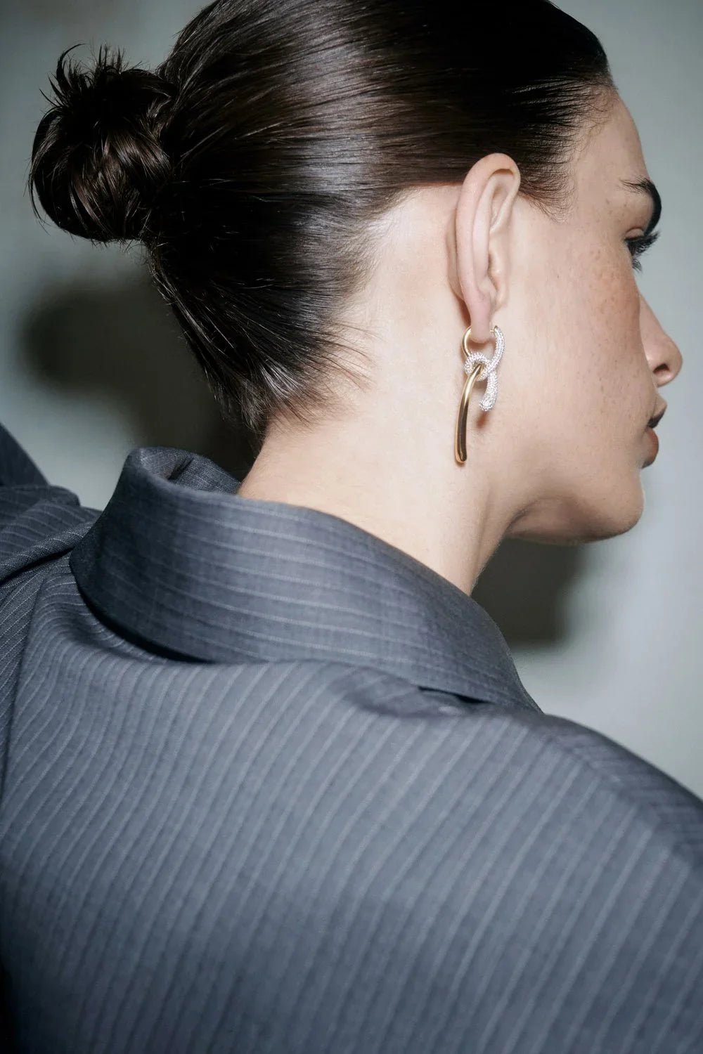 PDPAOLA Pavé Twist Hoops