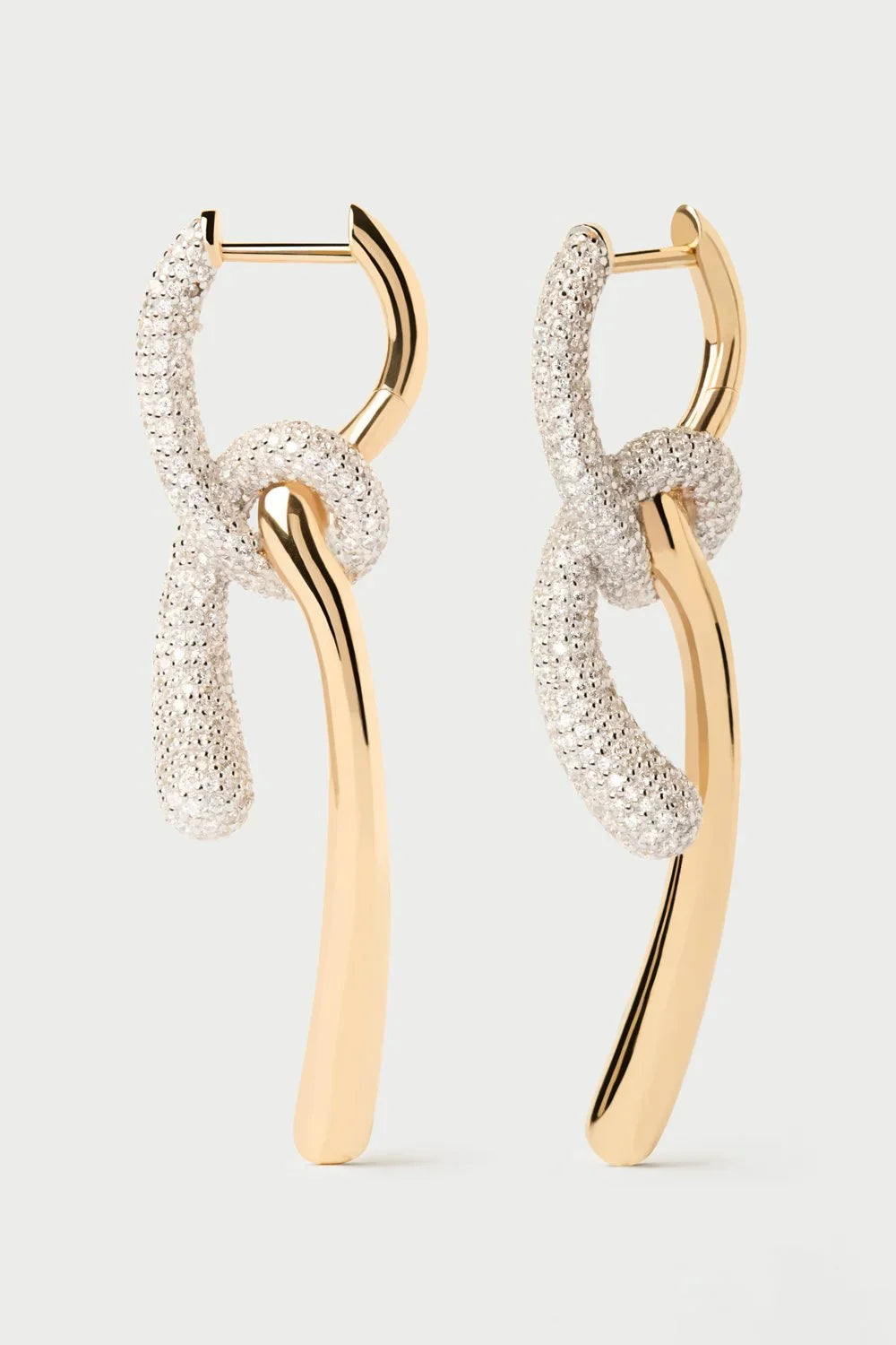 PDPAOLA Pavé Twist Hoops