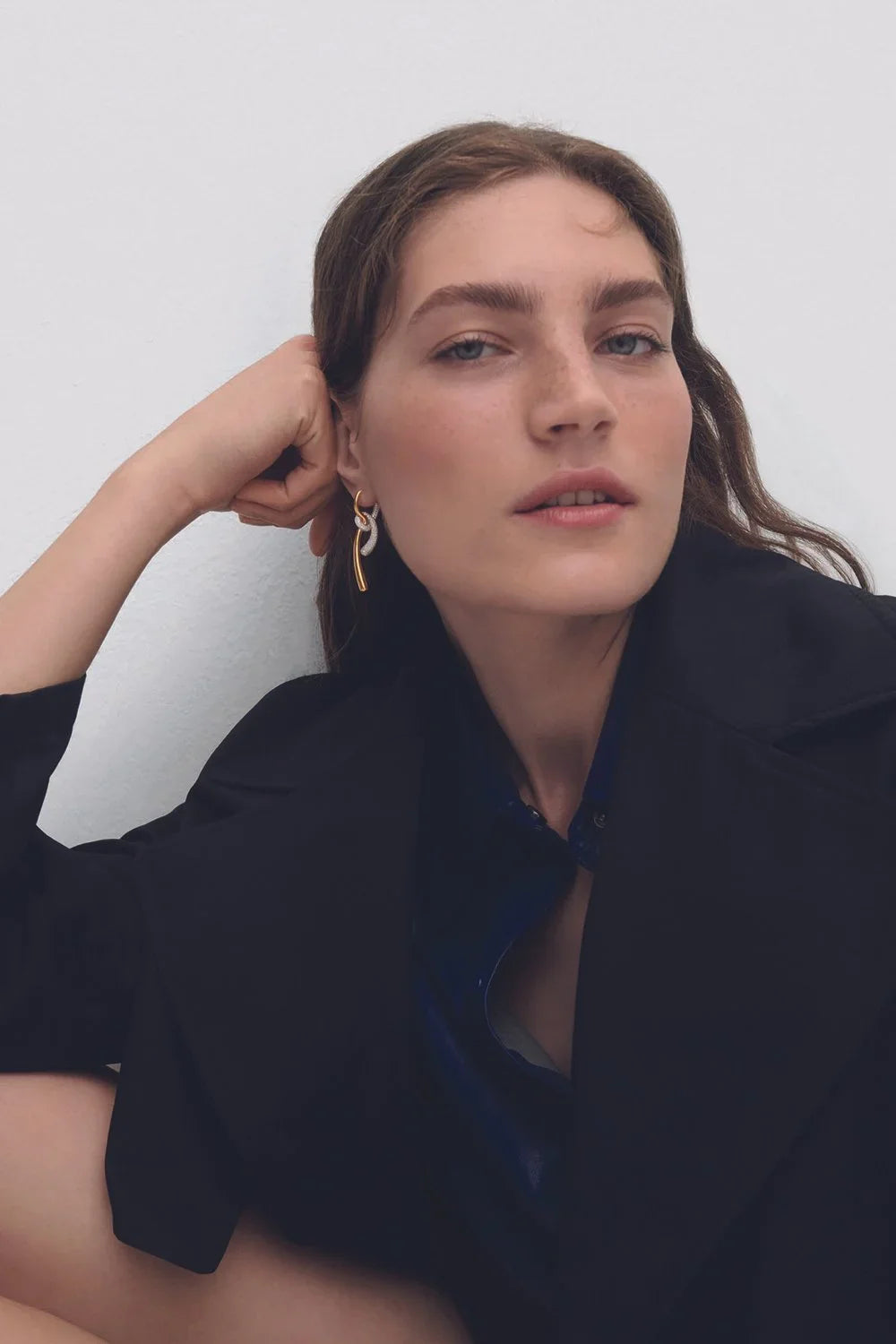 PDPAOLA Pavé Twist Hoops