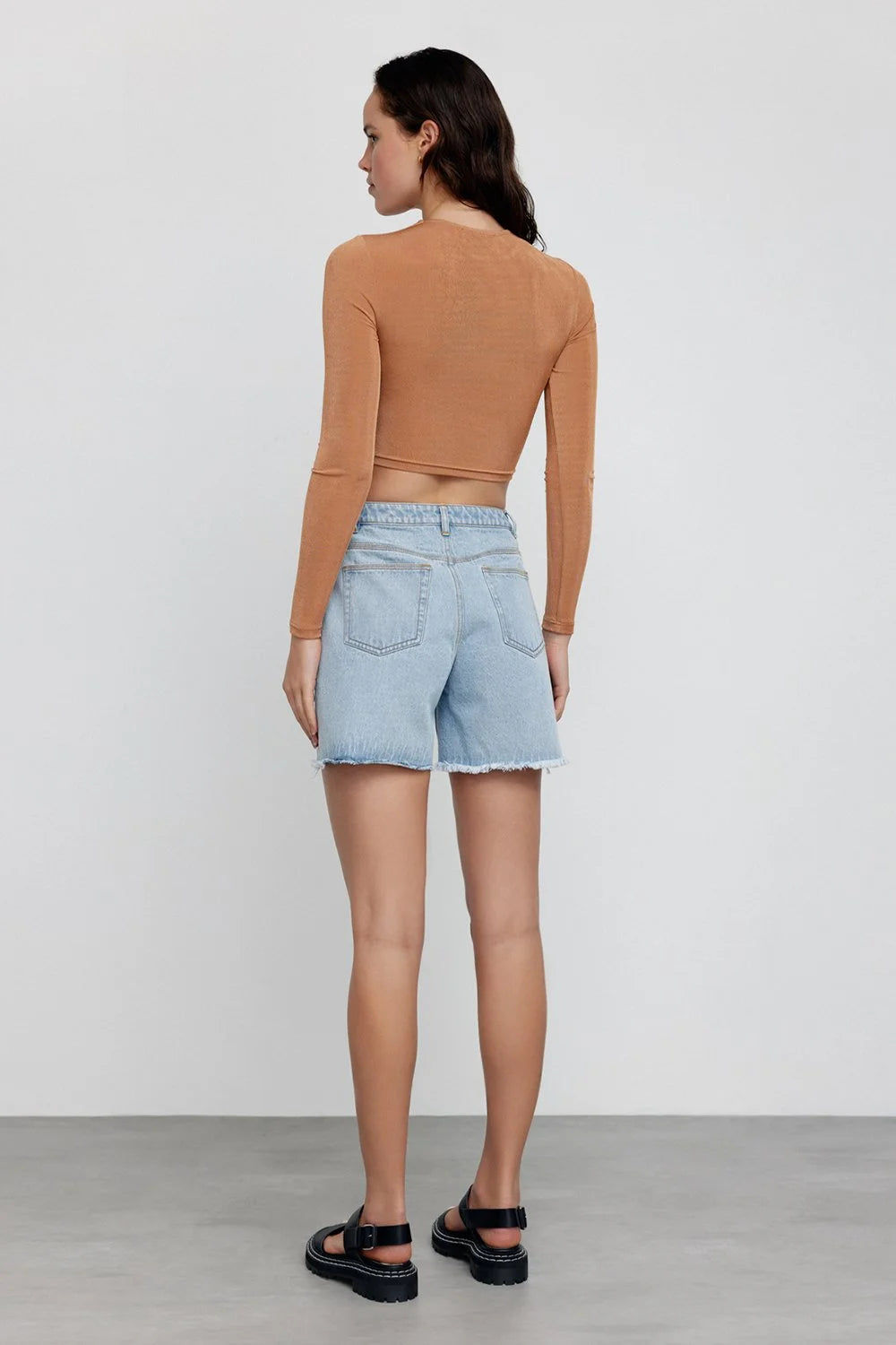 Significant Other Phoebe Short - Mid Blue