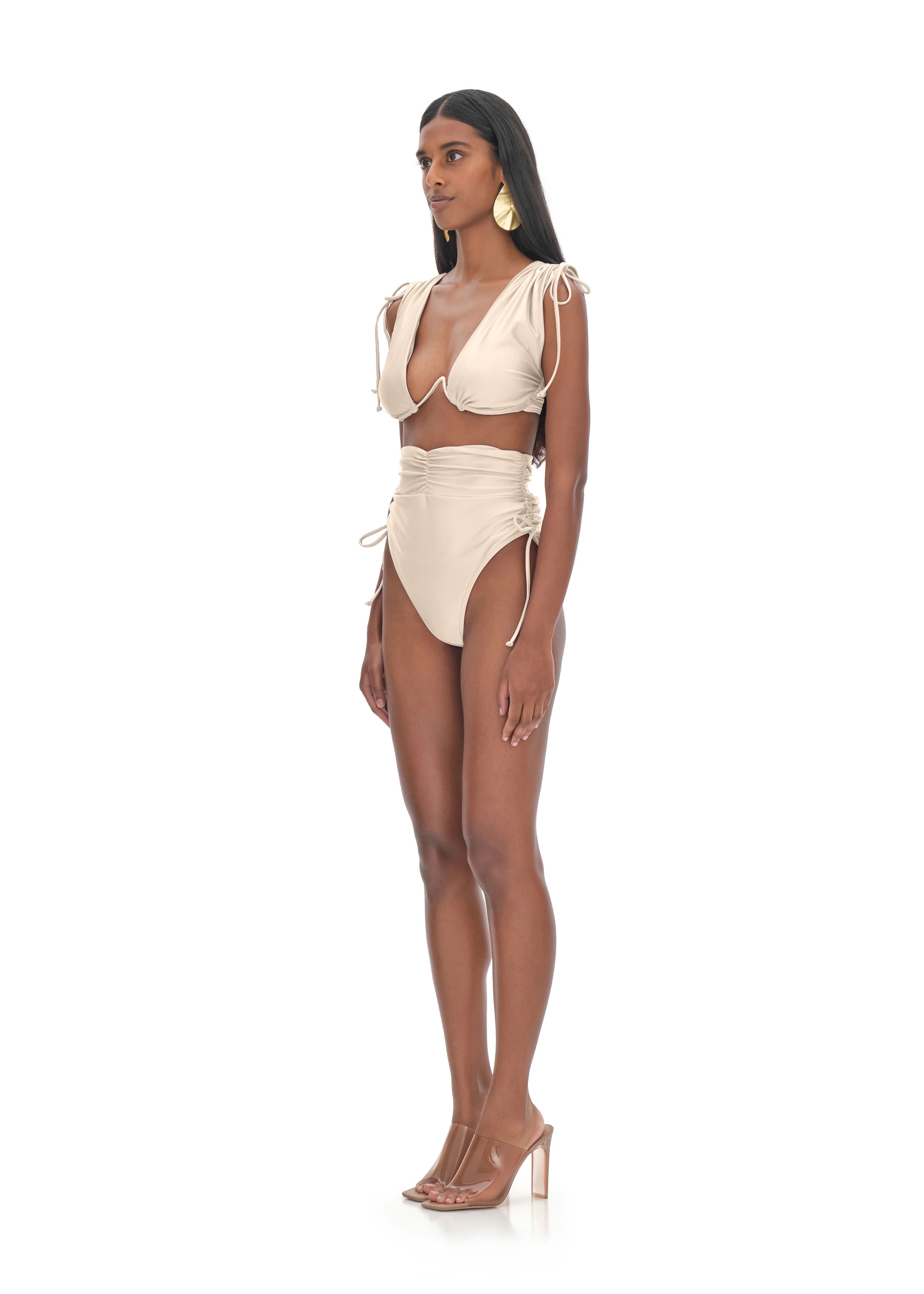 MENASA VANILLA HIGH RISE BIKINI BOTTOM