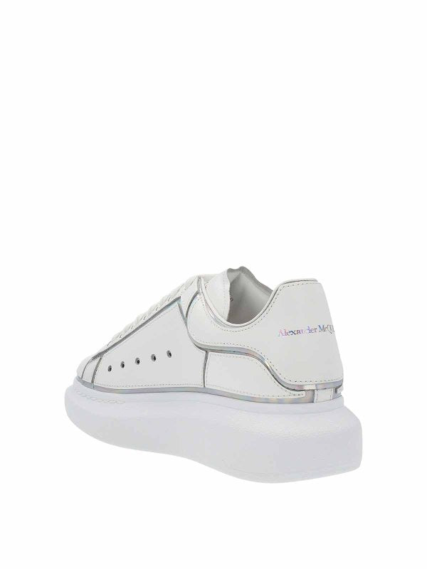 Alexander Mcqueen Oversized Sneakers "White Silver"