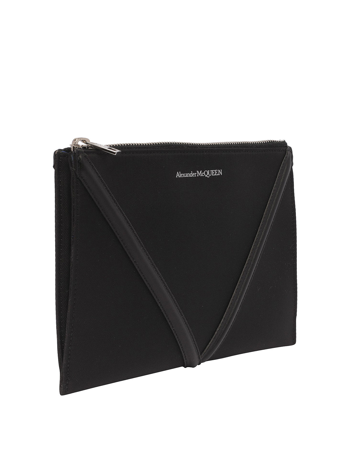 Alexander Mcqueen Harness Clutch in Black