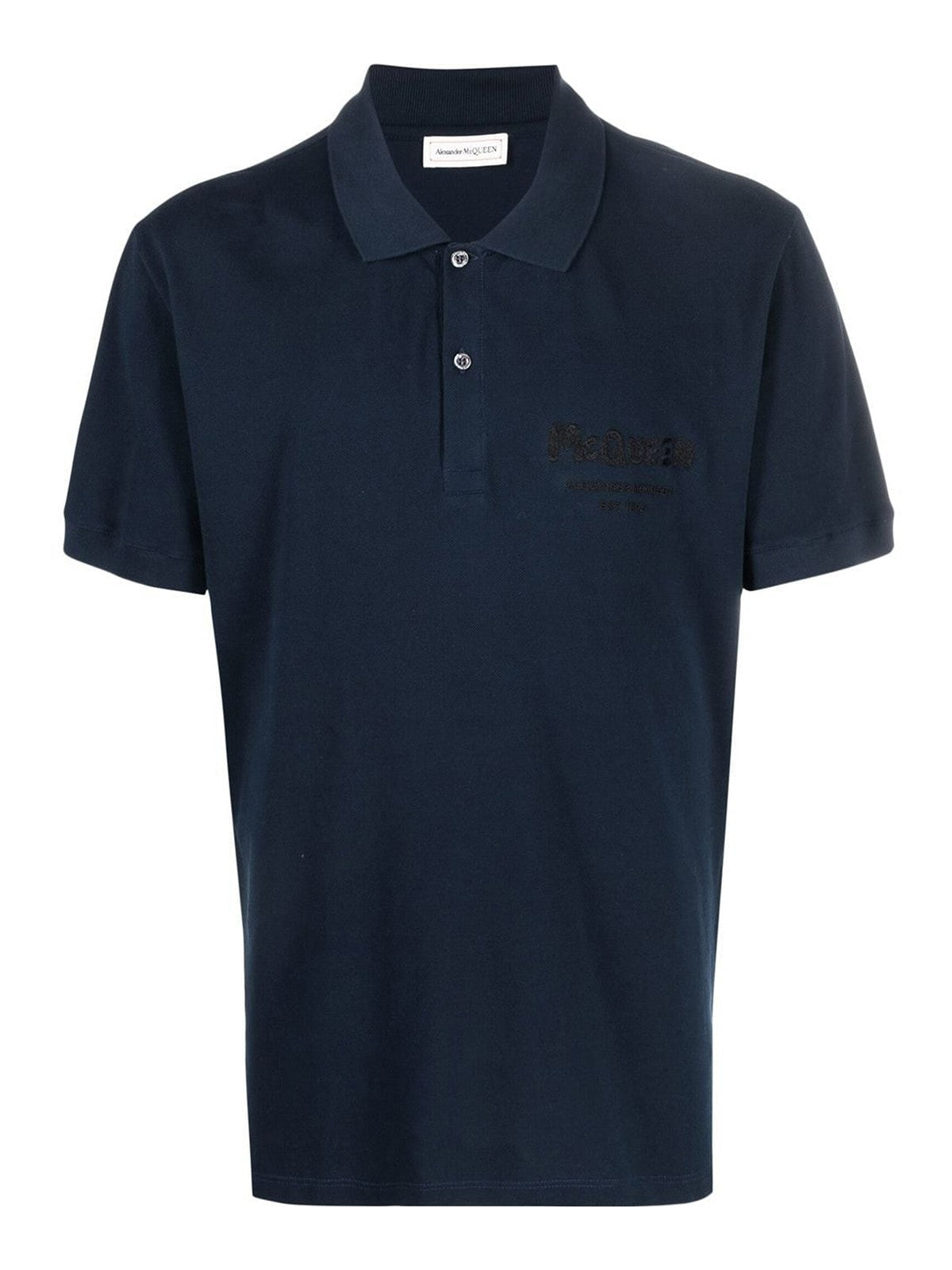 Alexander Mcqueen Logo-embroidered polo shirt