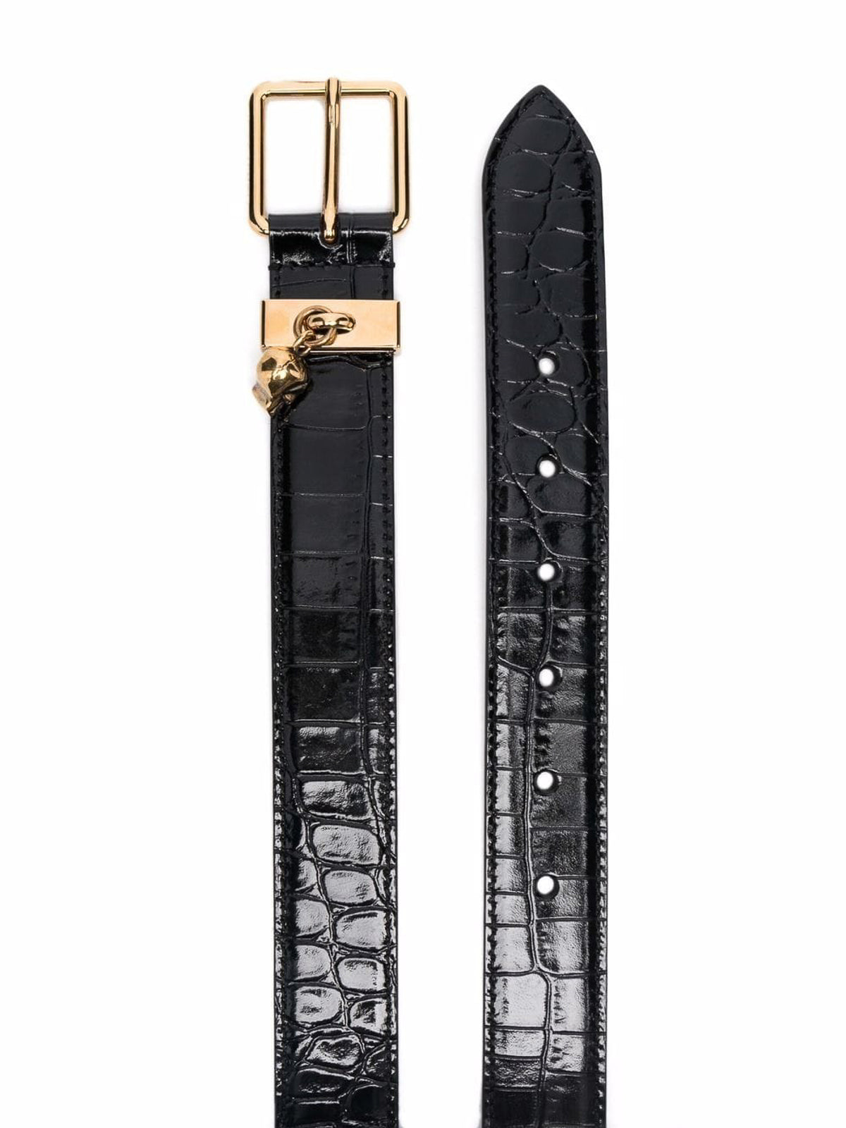 Alexander McQueen Skull Leather Belt