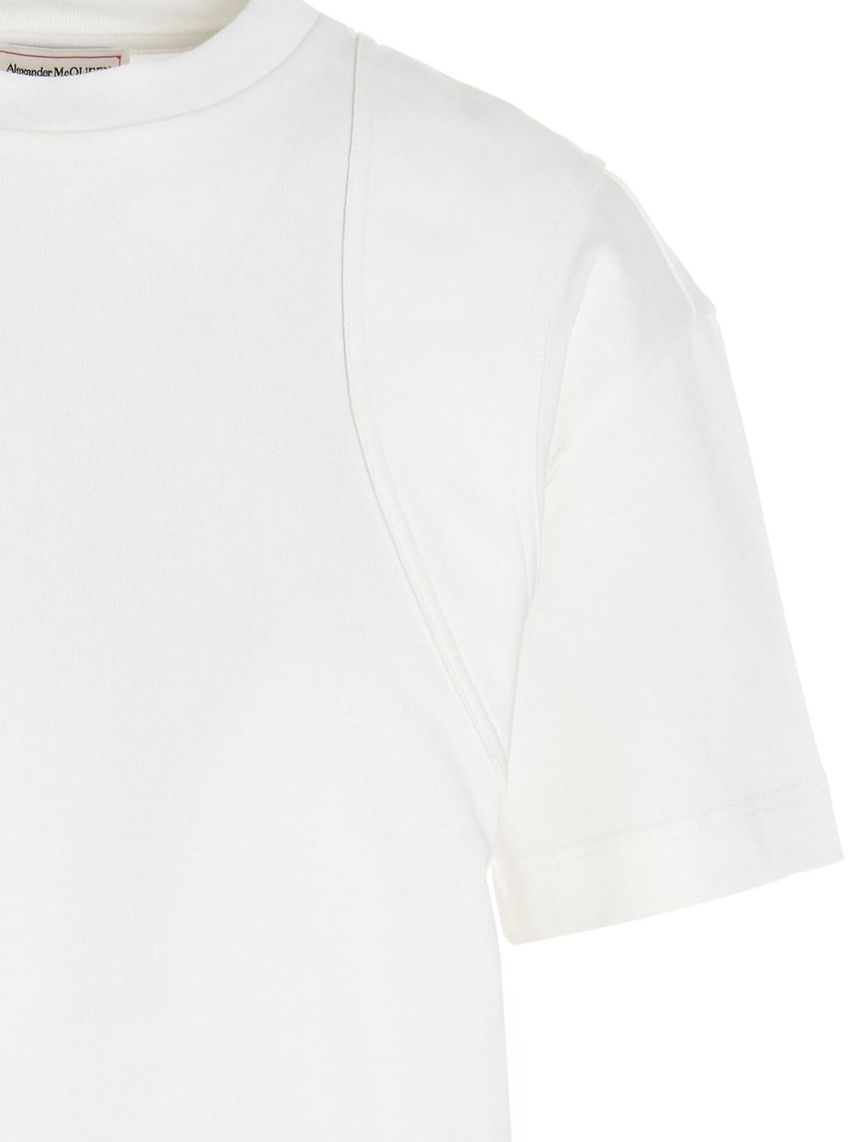 Alexander Mcqueen harness t shirt in white
