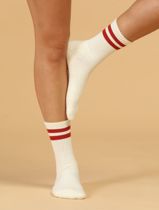 Double Stripe Trendy Socks