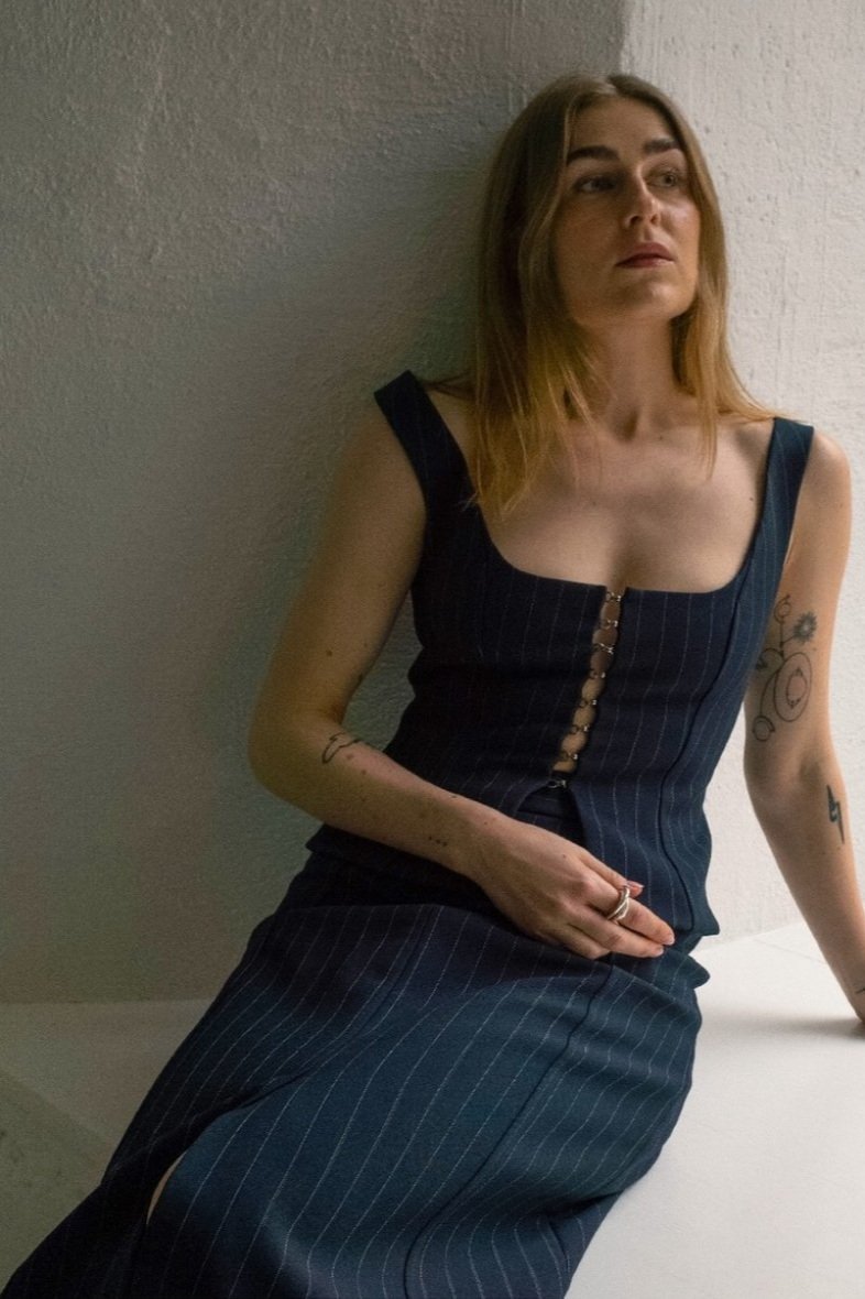 @violabergstrom in Significant Other Sinead Skirt