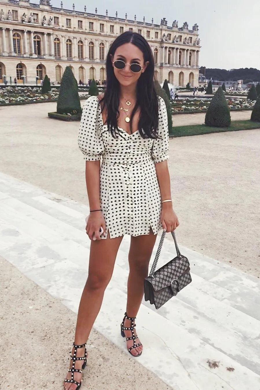 For Love & Lemons Sweetheart Mini Skirt