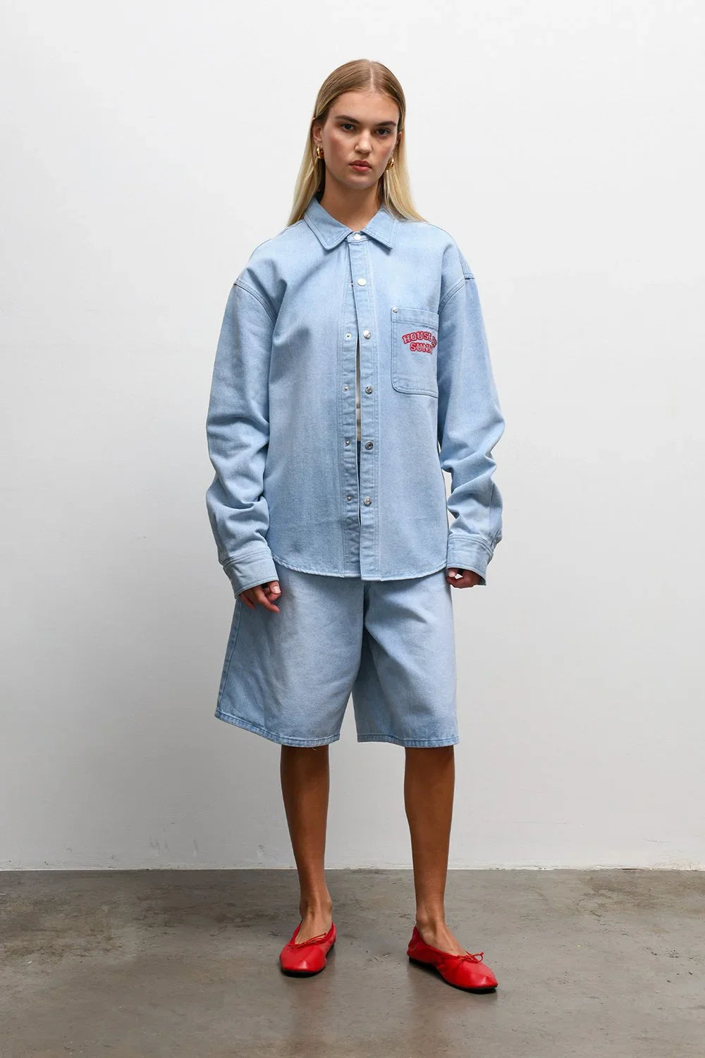 House of Sunny Sundown Denim Shorts