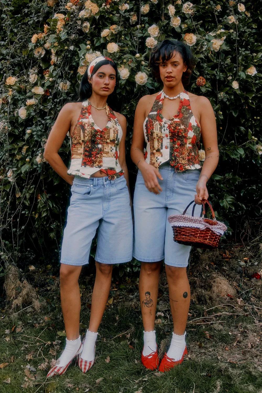 House of Sunny Sundown Denim Shorts