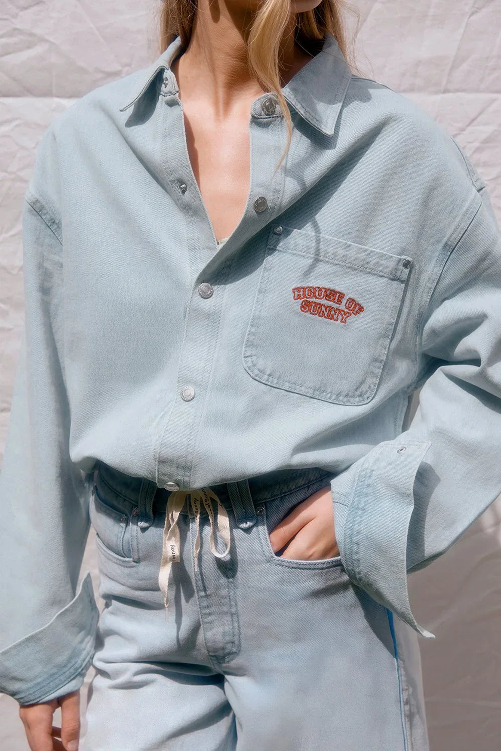 House of Sunny Sundown Denim Shorts