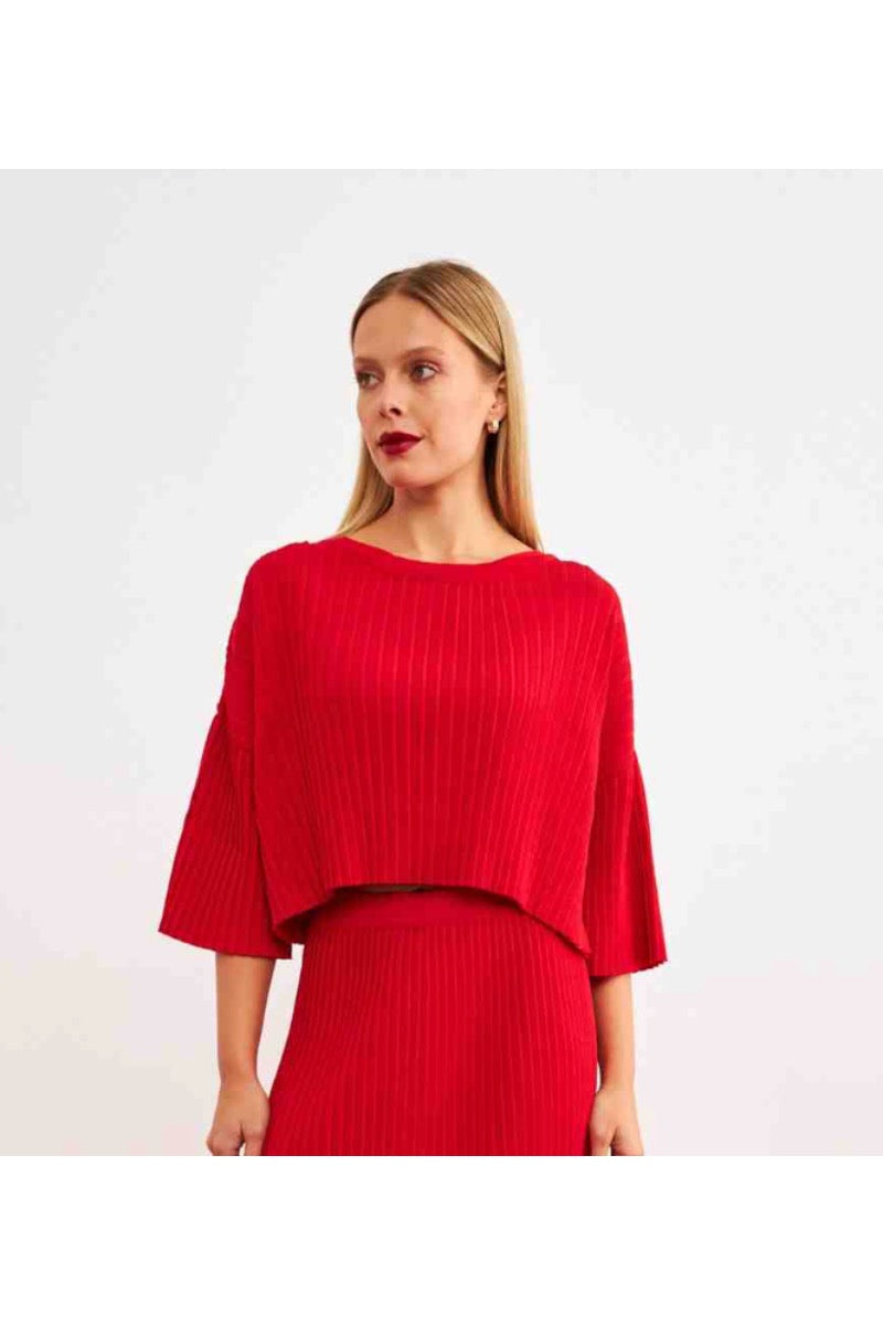 Setre KNIT TOP  RED_TR0308