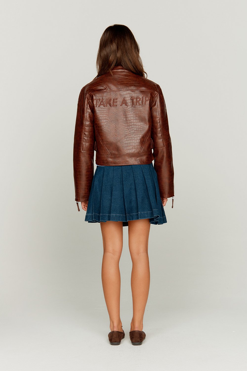 House of Sunny Fade Pleat Skirt