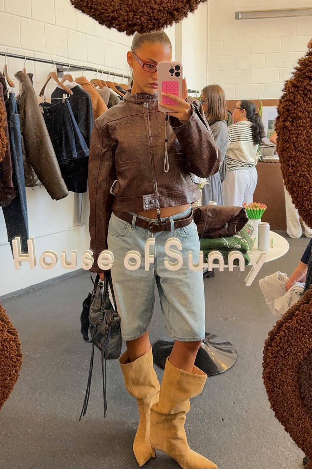 @teganameliabarker in House of Sunny Take A Trip Mini Racer - Chocolate