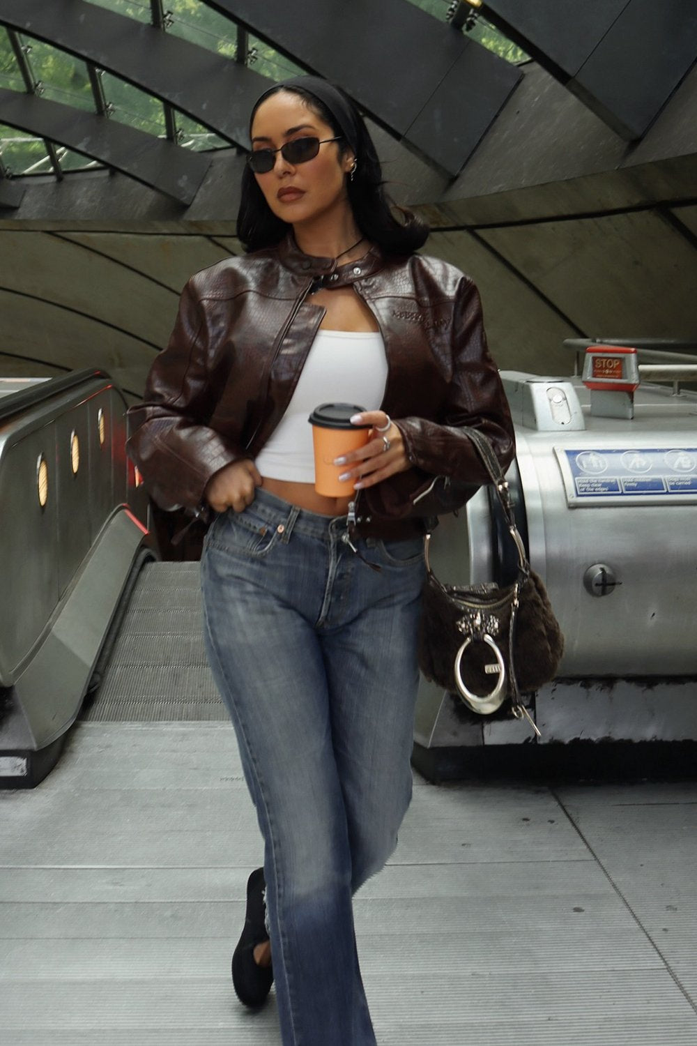 @yasminechanel in House of Sunny Take A Trip Mini Racer - Chocolate