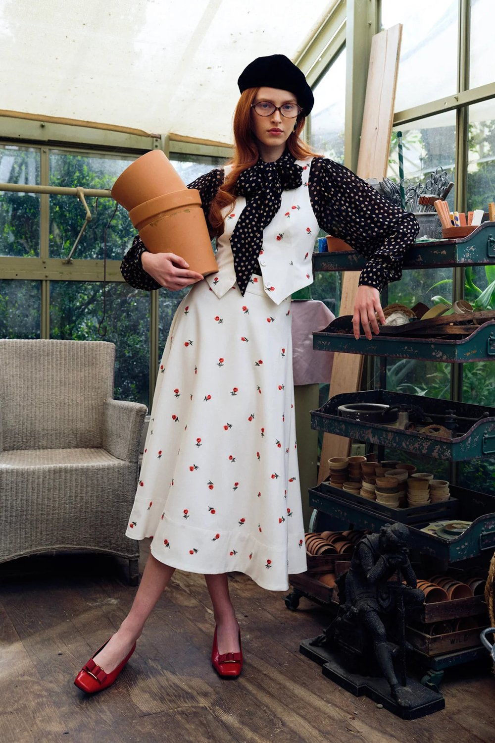 For Love & Lemons Talia Embroidered Vest