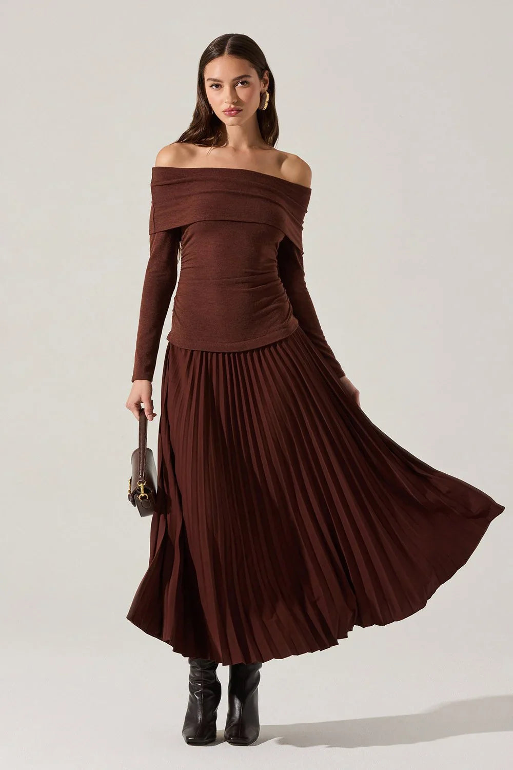 ASTR the Label Tanaia Mixed Media Dress