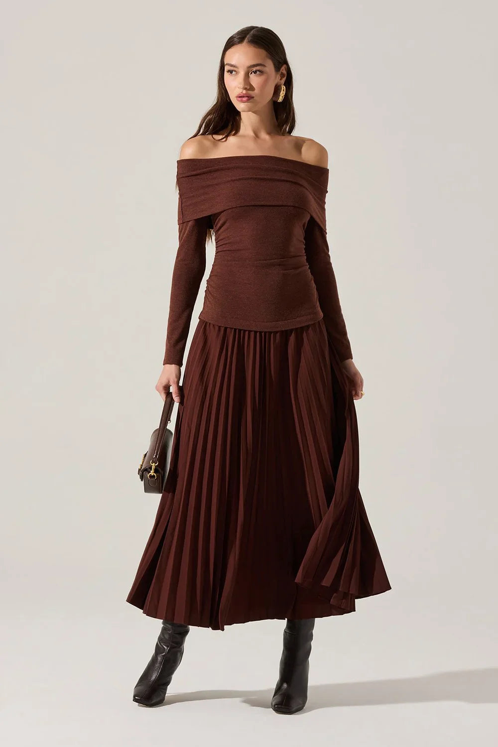 ASTR the Label Tanaia Mixed Media Dress