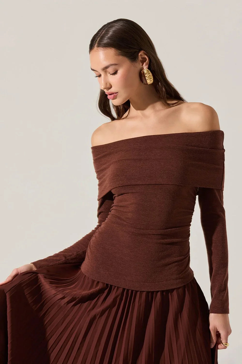 ASTR the Label Tanaia Mixed Media Dress