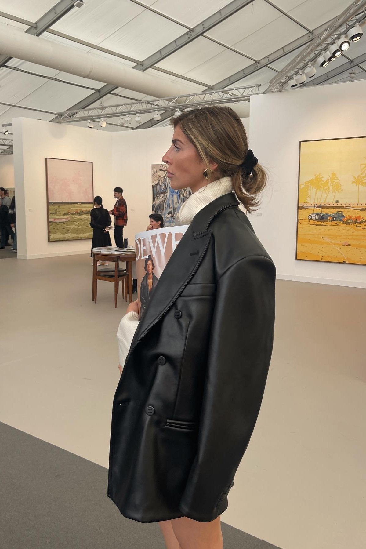 @kristinapittam in House of Sunny The 80s Blazer